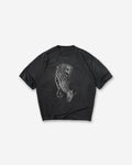 "拜金教 In Greed We Trust" T Shirt - Vintage Black